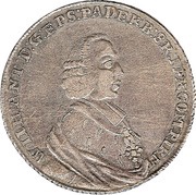 ⅔ Thaler - William Anthony of Asseburg obverse image