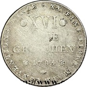 16 Gute Groschen - Frederick William of Westphalen, Germany, 1785 reverse image