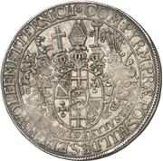 1 Thaler - Hermann Werner of Metternich, Germany, 1685-1693 reverse image