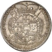 1 Thaler - Francis Arnold of Metternich, Germany, 1712 reverse image