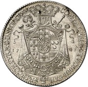 1 Thaler - Clemens August of Bayern, Germany, 1723 reverse image