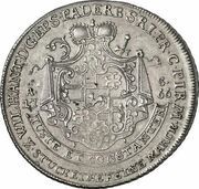 1 Thaler - William Anthony of Asseburg Konventionstaler, Germany, 1766 reverse image