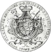 1 Thaler - William Anthony of Asseburg Konventionstaler obverse image