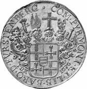 6 Ducats - Ferdinand II of Fürstenberg, Germany, 1676 reverse image