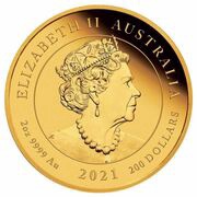 200 Dollars - Elizabeth II 6th Portrait - Her Majesty's 95th Birthday obverse image
