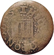 3 Pfennig, Germany, 1605 reverse image