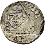1 Pfennig - Rupert II of Pfalz Als Pfandinhaber, Germany, 1368-1390 reverse image