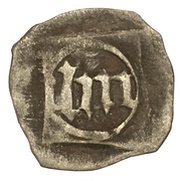 1 Pfennig "Schwarzpfennig" - Louis III, John of Neumarkt and Otto I, Germany, 1443-1460 reverse image
