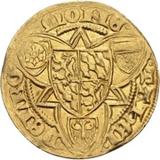 1 Goldgulden - Rupert I, Germany, 1386 reverse image