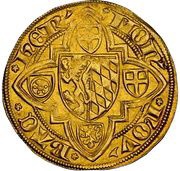 1 Goldgulden - Louis III the Bearded, Germany, 1422 reverse image