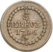 ¼ Kreuzer - Charles Theodor, Germany, 1773-1795 reverse image