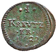 1 Kreutzer - Frederick V, Germany, 1621-1622 reverse image