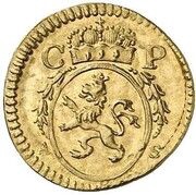 1 Kreuzer "Konventionskreuzer" - Charles Theodore Gold pattern strike obverse image