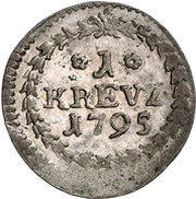 1 Kreuzer - Charles Theodor, Germany, 1794-1795 reverse image