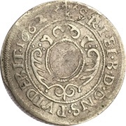 2 Kreuzers - Charles Louis, Germany, 1662-1673 reverse image