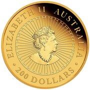 200 Dollars - Elizabeth II 6th Portrait - Great Southern Land obverse image