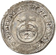 ½ Batzen - John Casimir of Lautern, Germany, 1589 reverse image