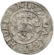 ½ Batzen - John Casimir of Lautern, Germany, 1590-1591 reverse image