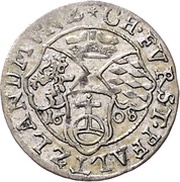 1 Albus - Frederick IV, Germany, 1608 reverse image