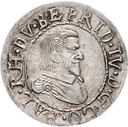 1 Albus - Frederick IV obverse image