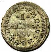 1 Albus - John William, Germany, 1691 reverse image