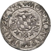 1 Batzen - Frederick II, Germany, 1535 reverse image