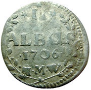2 Albus - John William, Germany, 1700-1708 reverse image