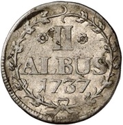 2 Albus - Charles Philip, Germany, 1737 reverse image