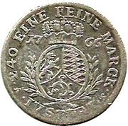 5 Kreuzer - Charles Theodor, Germany, 1765-1766 reverse image