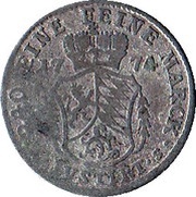 5 Kreuzer - Charles Theodor, Germany, 1774-1777 reverse image