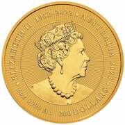 200 Dollars In the name of Elizabeth II; 6th Portrait - Kangaroo & Joey; Gold Bullion obverse image