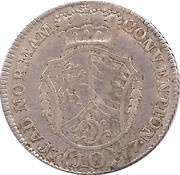 10 Kreuzers - Charles Theodor, Germany, 1774-1777 reverse image
