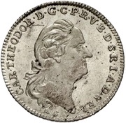 10 Kreuzers - Charles Theodore Konventionskreuzer obverse image