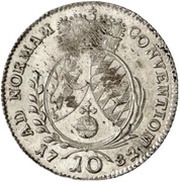 10 Kreuzers - Charles Theodore Konventionskreuzer, Germany, 1785-1794 reverse image
