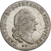 20 Kreuzers - Charles Theodore Vicariat obverse image