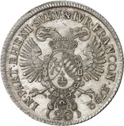 20 Kreuzers - Charles Theodore Vicariat, Germany, 1779-1793 reverse image