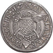 ½ Thaler - John Casimir, Germany, 1578 reverse image
