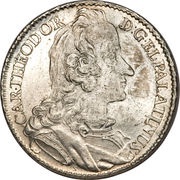 ½ Thaler - Charles Theodor obverse image