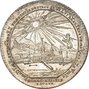 ½ Thaler - Charles Theodor, Germany, 1746 reverse image