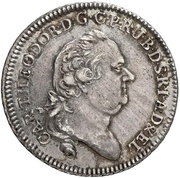 ½ Thaler - Charles Theodore Konventionstaler obverse image