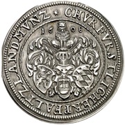1 Gulden - Frederick IV, Germany, 1608 reverse image