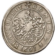 1 Gulden - Charles Louis, Germany, 1660-1661 reverse image