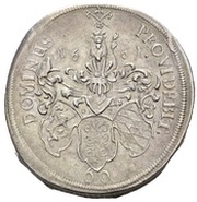 1 Gulden - Charles Louis, Germany, 1661 reverse image