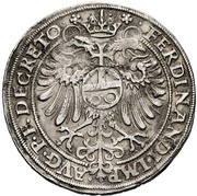 1 Guldentaler - Frederick III, Germany, 1563 reverse image