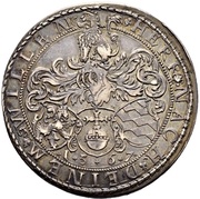 1 Thaler - Frederick III, Germany, 1567 reverse image