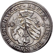 1 Thaler - Frederick IV, Germany, 1610 reverse image
