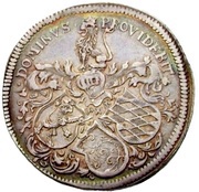 1 Thaler - Charles Louis Vikariatstaler, Germany, 1657 reverse image