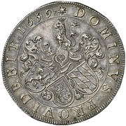 1 Thaler - Charles Louis, Germany, 1659-1670 reverse image