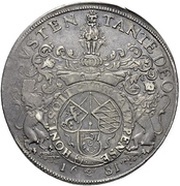 1 Thaler - Charles, Germany, 1681 reverse image