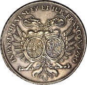 1 Thaler - Charles Albert and Charles Philip, Germany, 1740 reverse image